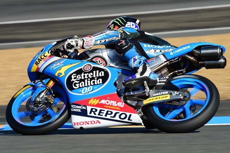 Fabio Quartararo auf der Honda des Teams Estrella Galicia 0,0