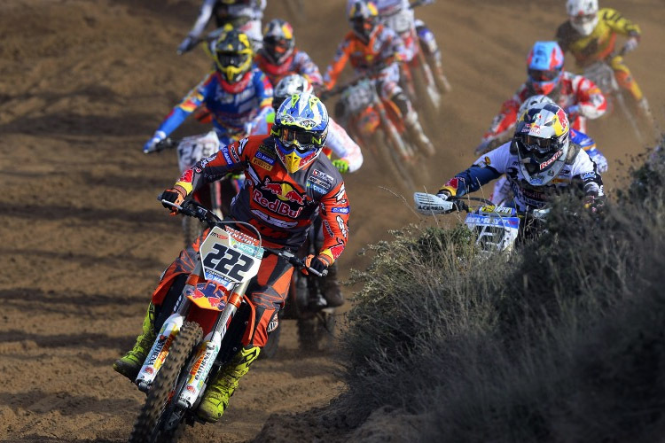 Antonio Cairoli (222) führt in Sardinien vor Max Nagl (12)