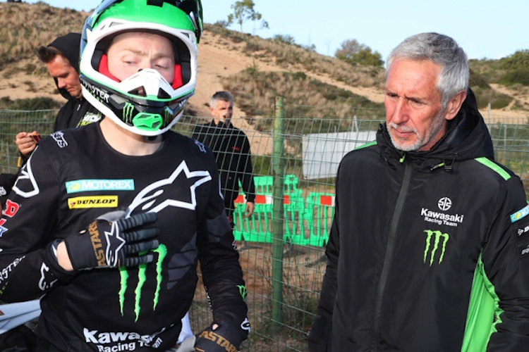 Jacky Vimond mit Romain Febvre