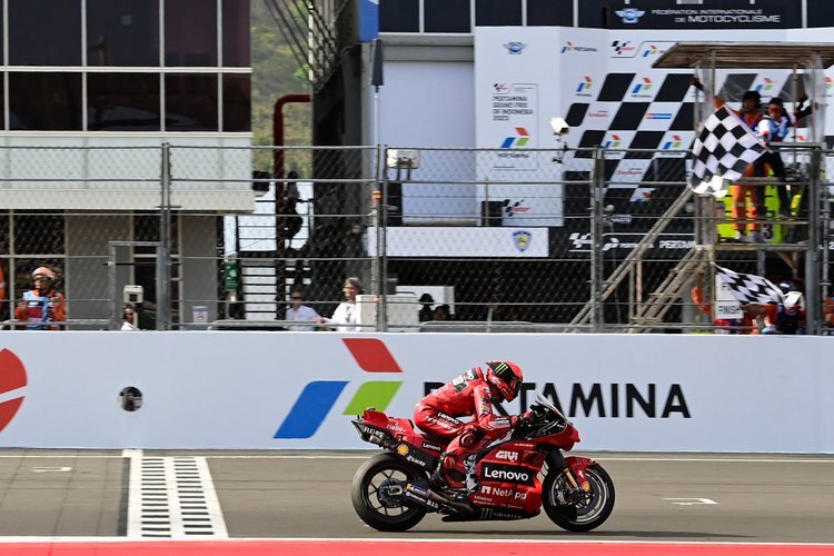 Holt sich Pecco Bagnaia den Sieg im Sprintrennen auf Lombok?