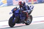 Augusto Fernandez mit der V4-Yamaha in Misano