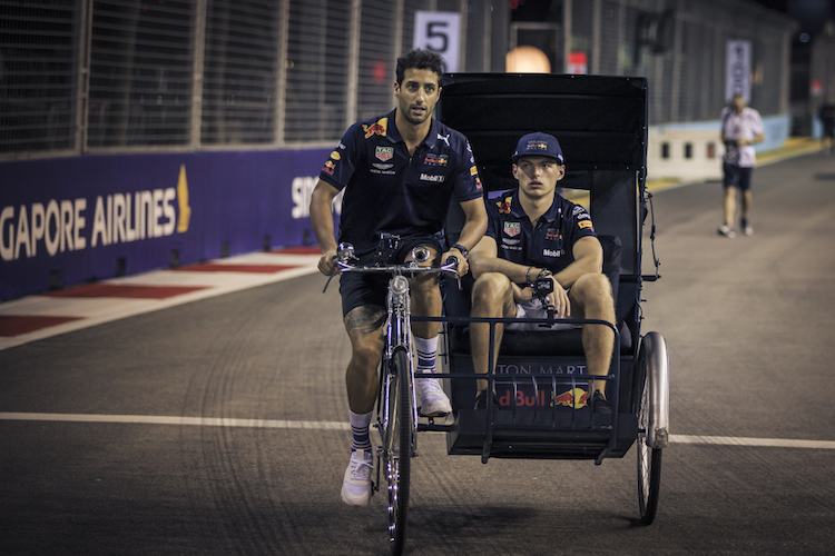Ricciardo und Verstappen