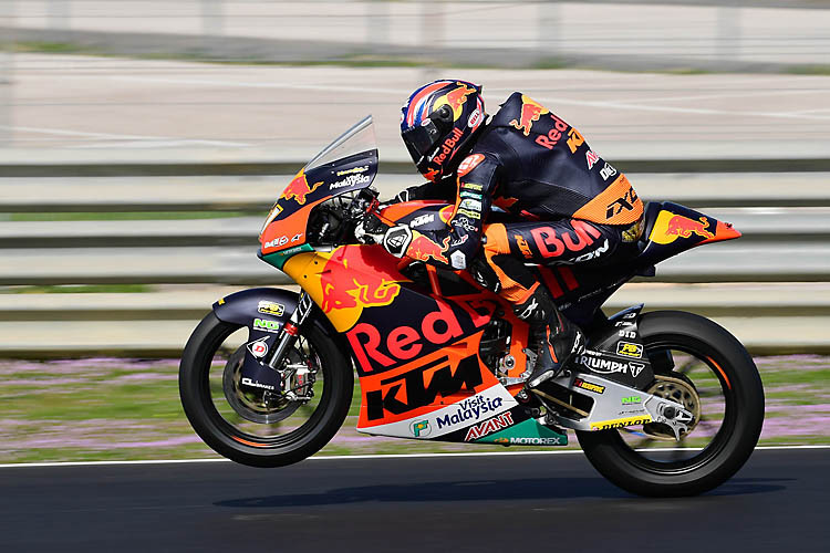 Brad Binder fuhr am Donnerstag auf Platz 2