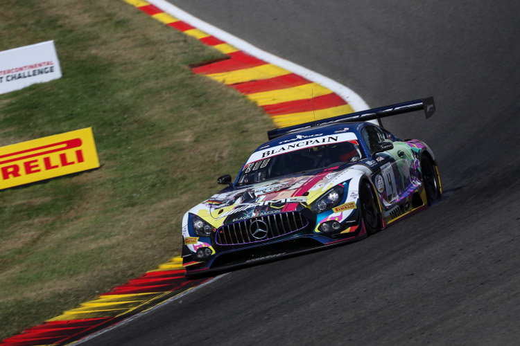 Schnellster in der Qualifikation der 24h von Spa-Francorchamps: Der Mercedes-AMG GT3 von Black Falcon