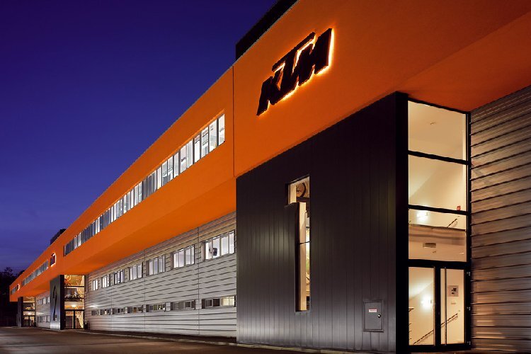 Die KTM-Fabrik in Mattighofen