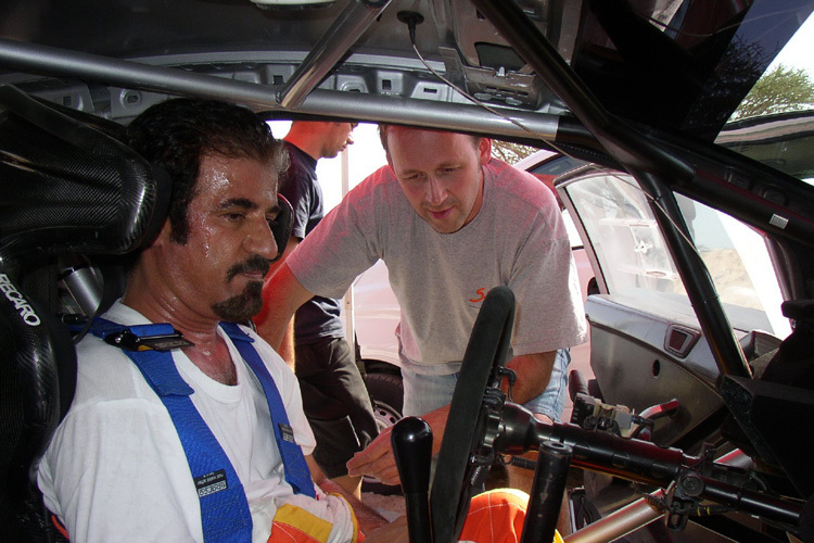 Manfred Stohl und Rashid Al Ketbi (im Auto)