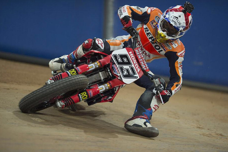 Marc Márquez dominierte 2014 beim Beim «Superprestigio Dirt Track» in der Sant Jordi Arena in Barcelona 