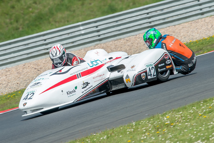 Christian Ruppert und Jeroen Schmitz auf der LCR Kawasaki F1 1000 ccm