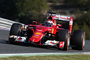 Kimi Räikkönen im Ferrari auf dem Weg zur Bestzeit