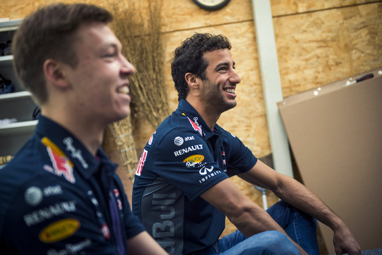 Daniel Ricciardo hat ein paar Tipps für Daniil Kvyat