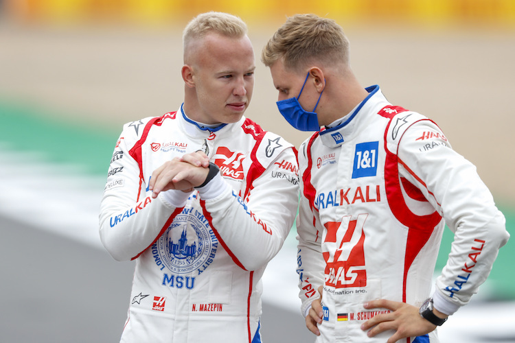 Nikita Mazepin und Mick Schumacher