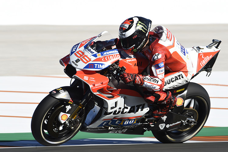 Jorge Lorenzo auf der Ducati