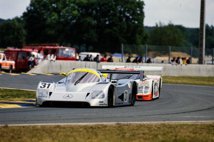 Diese Mercedes C11 pilotierte Michael Schumacher 1991 in Le Mans