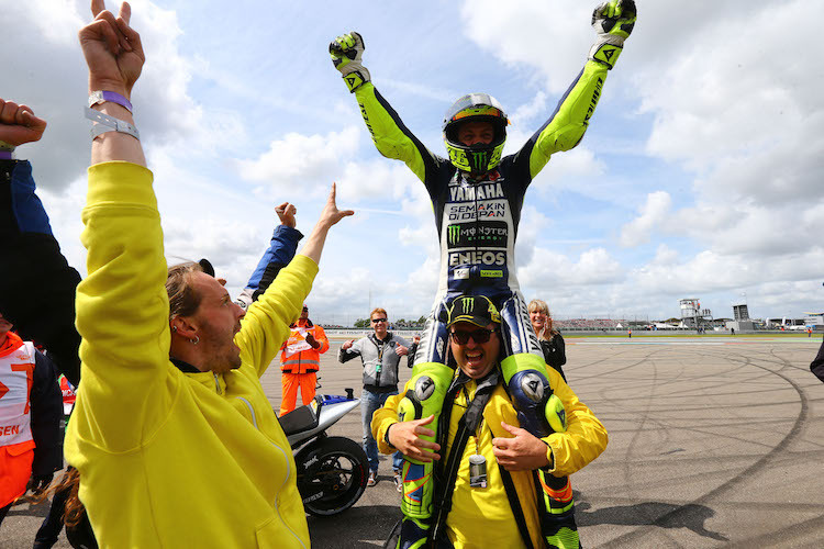 Valentino Rossi sagt über seinen Assen-Triumph von 2013: «Das war einer der wichtigsten Siege meiner Karriere»