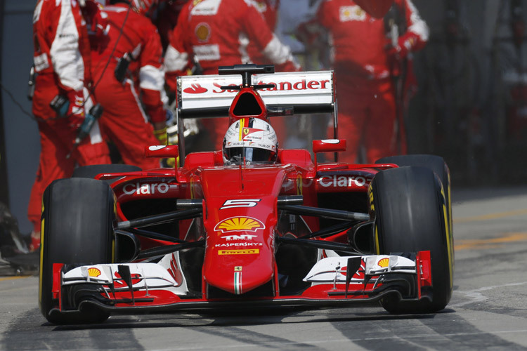 Ferrari scheint wieder in altem Glanz