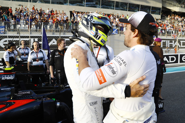 Fernando Alonso: «Hallo Jenson, natürlich werden wir dich vermissen»