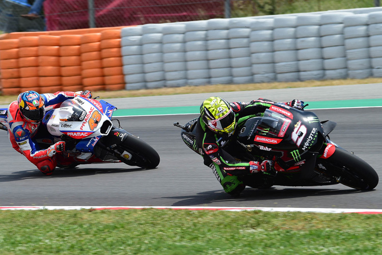 Johann Zarco (5) fuhr auf Platz 7, Jack Miller (43) schied aus