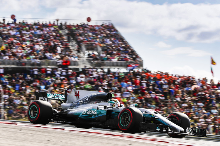 Lewis Hamilton in Texas