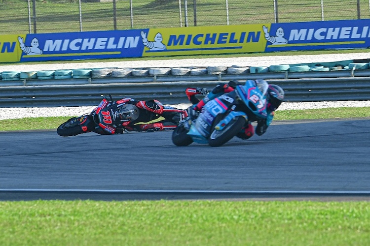 Schlüsselszene: Manuel Gonzalez crasht in der Zielkurve