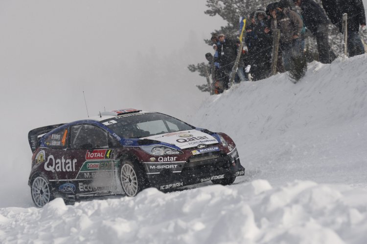 Mads Östberg bei der Rallye Monte Carlo