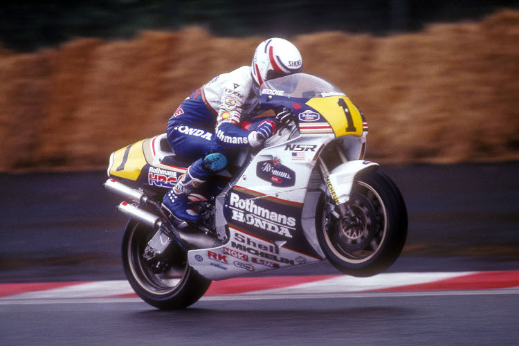 Eddie Lawson 1989 auf Honda