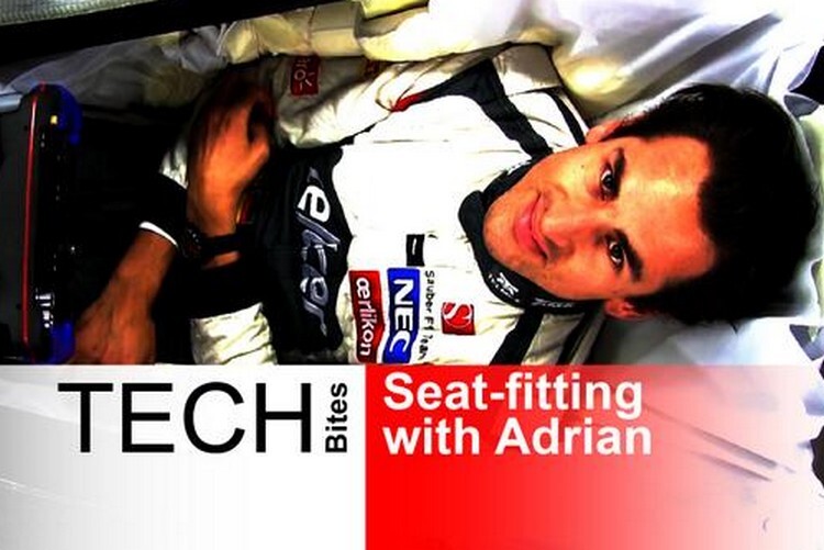 Adrian Sutil nimmt im Sauber Platz