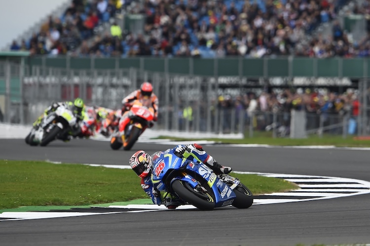 2016: Maverick Vinales holte auf der Suzuki seinen ersten MotoGP-Sieg
