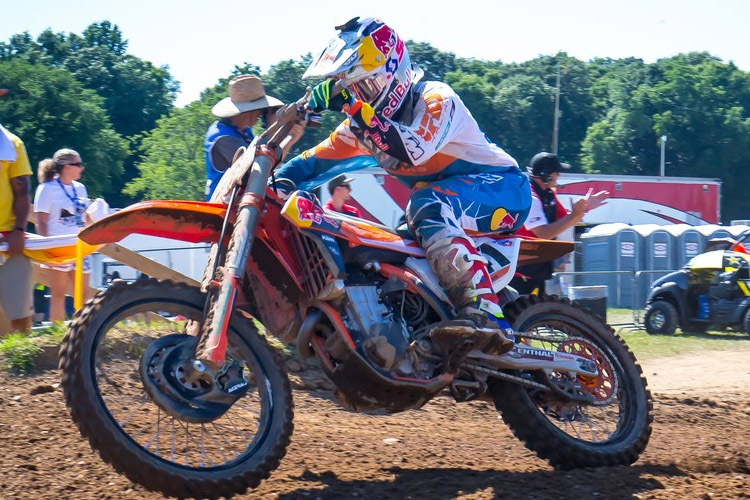 Trey Canard bei seinem letzten Rennen in Red Bud