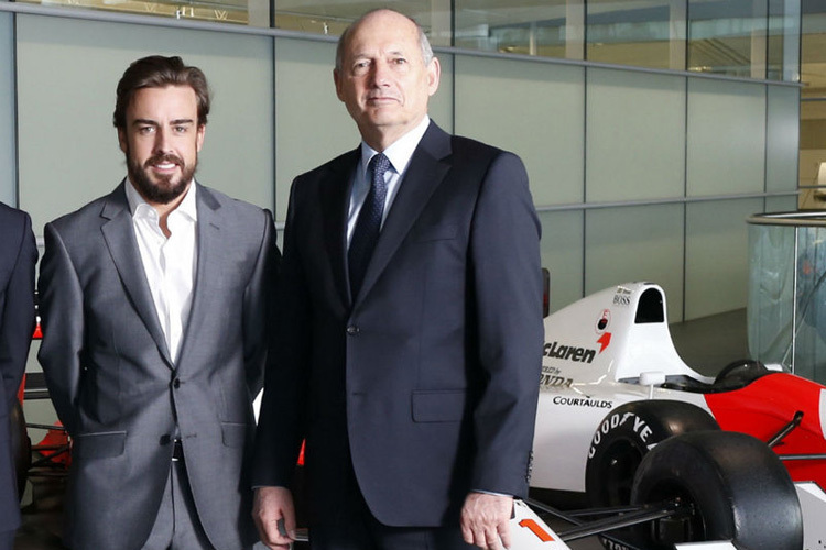 Fernando Alonso und Ron Dennis