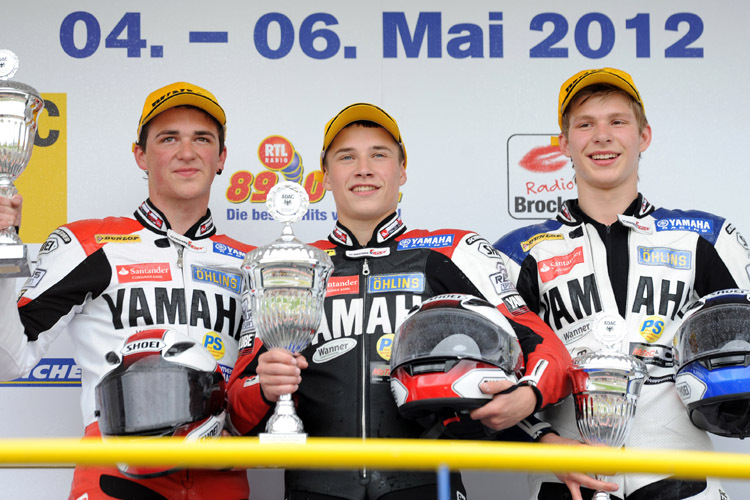 Podium Yamaha R6 Dunlop Cup Oschersleben