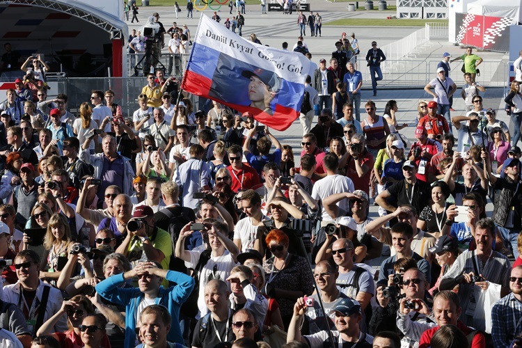 Die russischen Fans sind gespannt auf die Formel 1