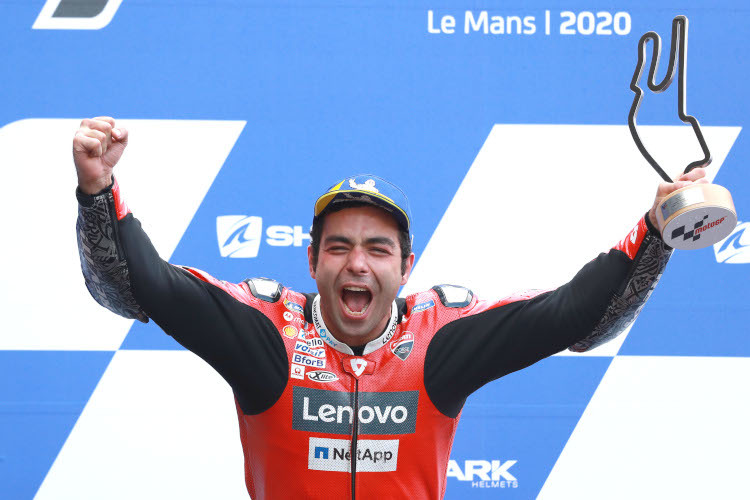 Nur in Le Mans hatte Danilo Petrucci 2020 Grund zum Jubeln