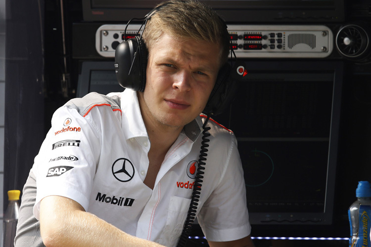 Kevin Magnussen in Indien