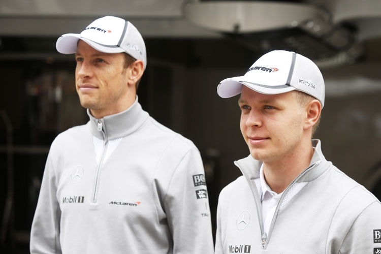 Jenson Button und Kevin Magnussen