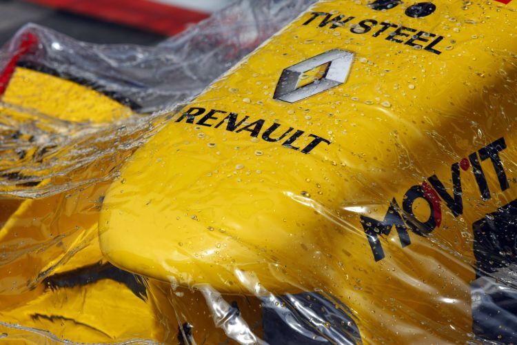 Der Regenschutz des Renault