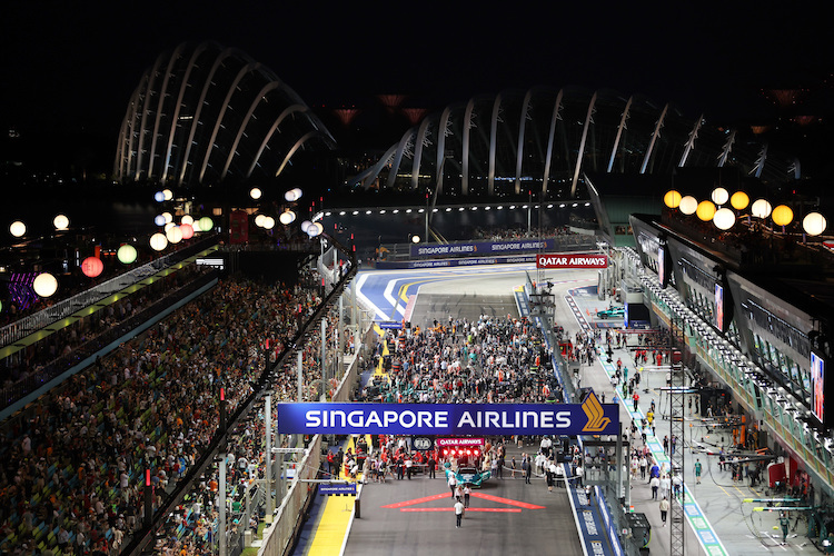 Willkommen zum Rennen in Singapur