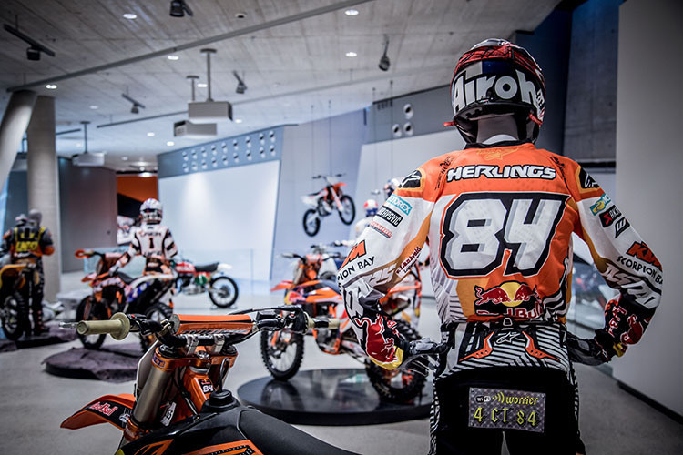 Die Motohall von KTM