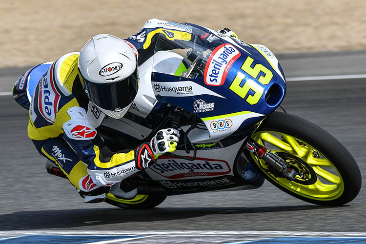 Jerez-Test: Romano Fenati auf der Husqvarna