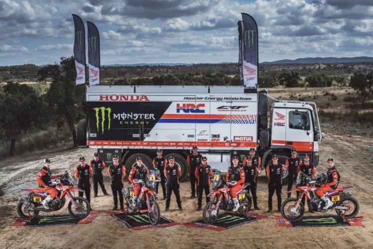 Das Honda-Team war bei der Dakar 2021 sehr erfolgreich