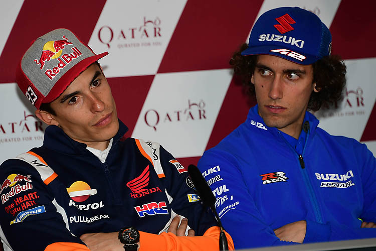 Marc Márquez und Alex Rins 