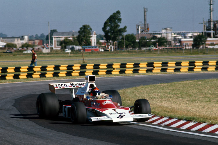 Der Brasilianer 1974 im McLaren