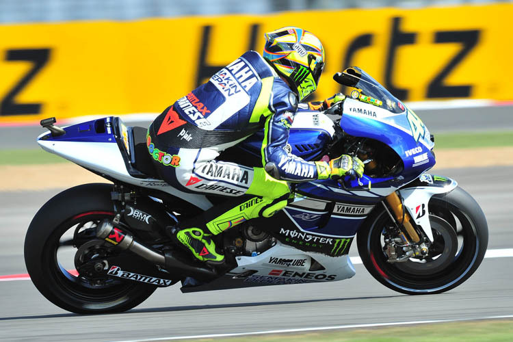 Valentino Rossi in Silverstone