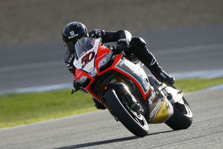 Sylvain Guintoli auf der Aprilia RSV4