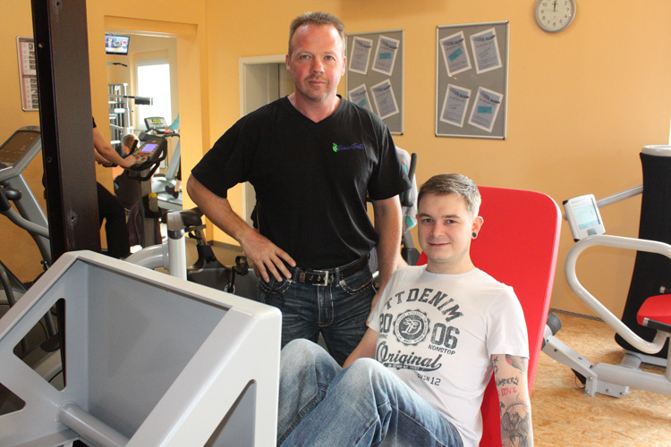 Marcel Limberger arbeitet hart an seiner Fitness