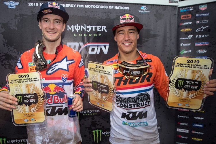 Jeffrey Herlings und Glenn Coldenhoff