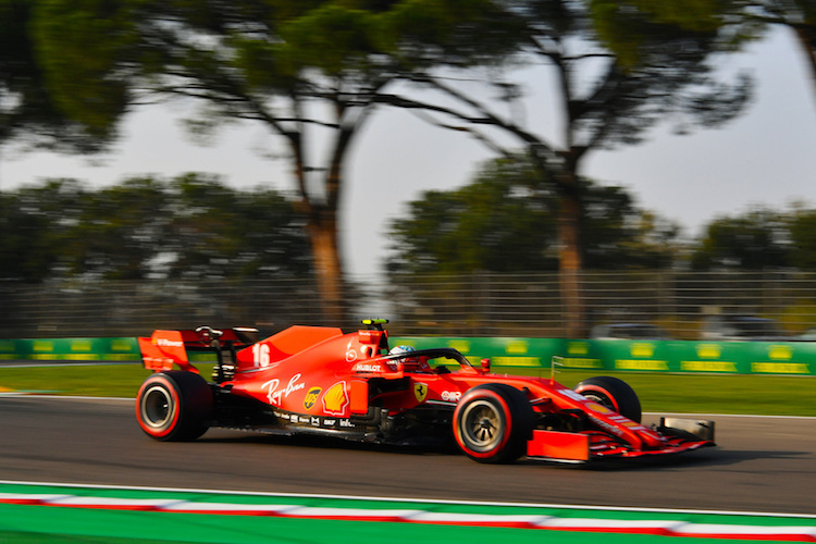 Charles Leclerc Ende Oktober 2020 in Imola