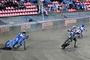Im Finale: Nach dem Fahrfehler von Tai Woffinden (re.) gewann Matej Zagar