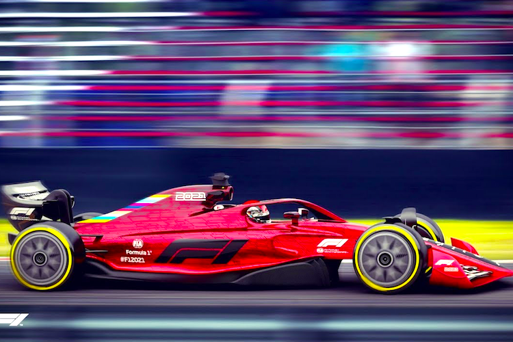 So könnten Autos der neuen Formel-1-Rennwagengeneration aussehen