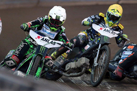 Patryk Dudek (li.) und Fredrik Lindgren sind zwei der GP-Stars im Finale
