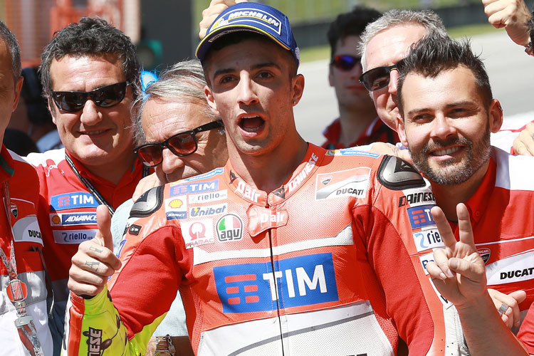 Andrea Iannone: «Alle, die in meiner Nähe starten, sind sehr schnelle und harte Fahrer»